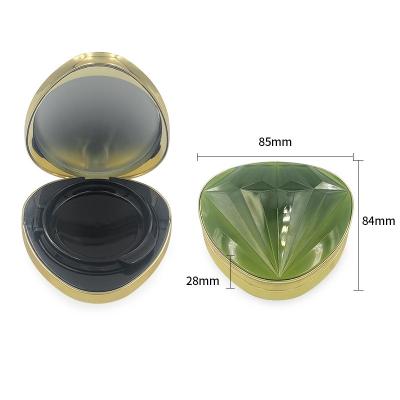 China Transparent Round Snap Closure Cushion Foundation Case With Dewy Finish for sale