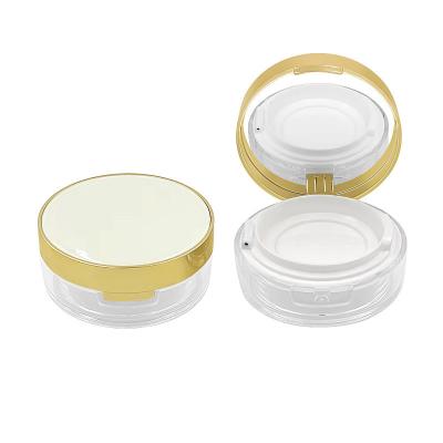 China 15g Round Shape Transparent Empty Loose Powder Case for Compact Powder for sale