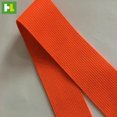 China Viable Chinese Factory High Tenacity Web Tape Pantone Color 2 Inches Cotton Webbing Pastel Organic Garment Accessory for sale