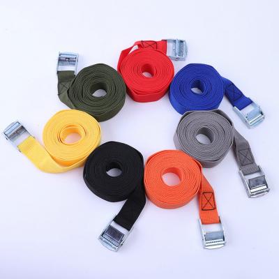 China Carrying Cargo Lashing Strap Lockable Cargo Lashing Belt Car Logistic Link Ratchet Cam Buckle Strap Down Strap for sale