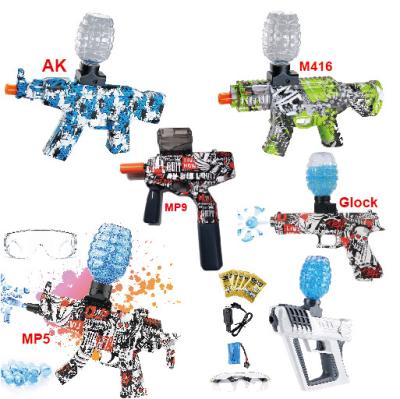 China Toy Water Rechargeable Electronic Toy Splatrball Gun Diecast By P90 MP5 AK47 MP9 M416 Mini Toy For Adults And Kids for sale