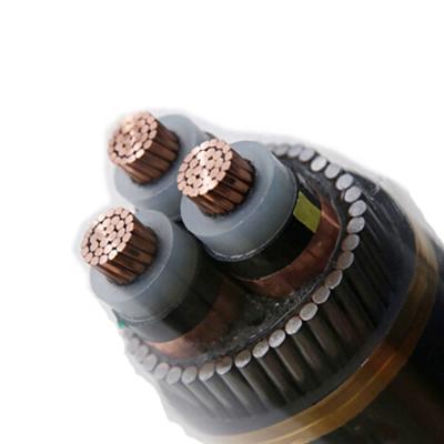 China Medium Voltage Power Transmission 12/20 KV Cables Three Core XLPE Insulated Armored Power Cable 3x70 mm^2 for sale