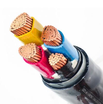 China Armored Power Cable 4 Waterproof Copper Core 10mm 16mm 25mm PVC Cable Price for sale