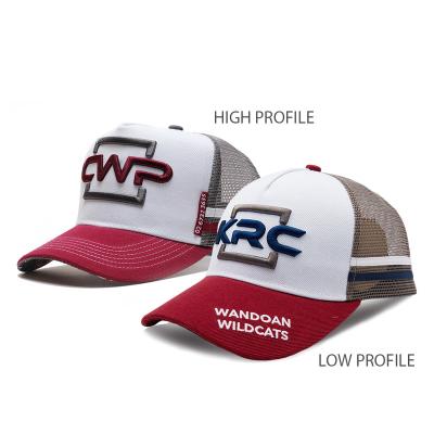 China COMMON factory wholesale high quality custom embroidered australian ctc trucker cap with  side stripes for sale