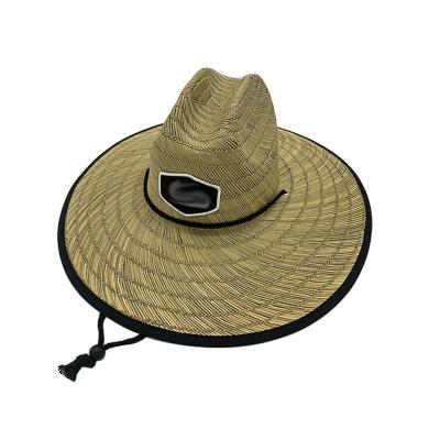 China Kintted Custom mat grass cloth fishing hat hot selling sunshade universal beach summer wide brimmed printed fisherman hat straw hat for sale