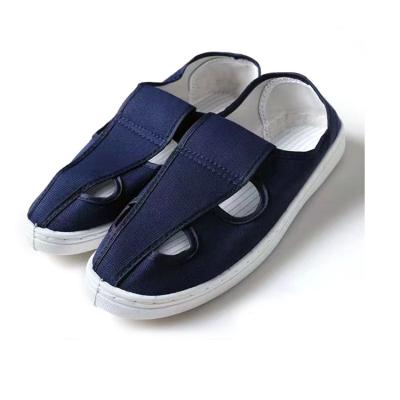 China 4 Holes Cleanroom Esd Shoes Durable Breathable High Cost Performance Anti Static Anti Static SPU Shoes for sale