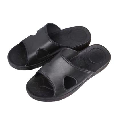 China ESD Slipper Men's and Women's Food Factory Washable SPU Sole Anti-Static Slippers Shoes for Clean Lab for sale