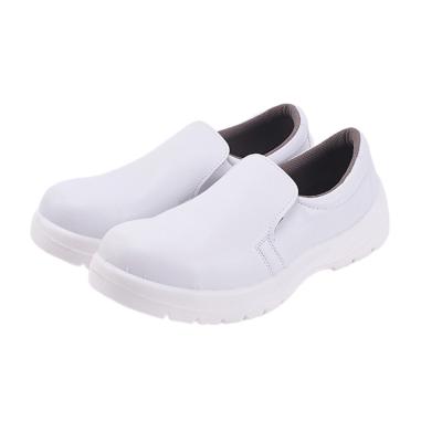 China Hot Sale Cheap Smashproof Wear Microfiber Well Leather Anti Static Steel Top Toe White Esd Safety Shoes for sale