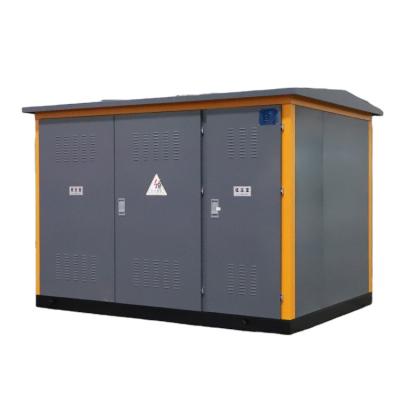 China Power Protection-Mounted 3 Phase Compact Transformer Substation Compartment Transformer Box Transformer Electrical Cabinet for sale