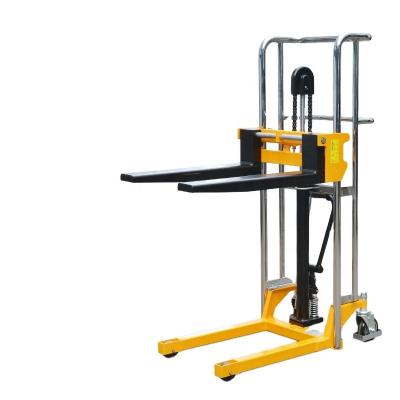 China Garment Stores China High Quality Manual High Lift Stacker 200kg Pallet Stacker Strong Enough for sale