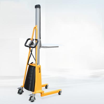 China Garment Shops Mini Factory Price Portable Pallet Stacker Lift Semi Electric Stacker for sale