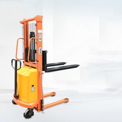 China Hotels Semi Electric Pallet Stacker 1 Ton 2 Ton Automatic Semi Electric Pallet Stacker SEM2016 for sale