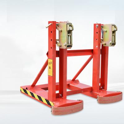 China Hotels 55 Gallon Drum Lifter Eagle Mouth Grips For Heavy Duty Forklifts Standard Drum Lifter DG720A for sale