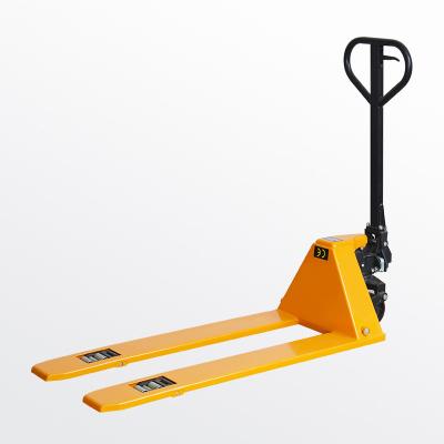 China Hotels Hand Pallet Truck With Low Profile Low Height Pallet Jack 1 Ton Hydraulic Forklift - HPL10L for sale