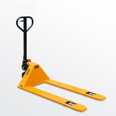 China Low Price Hotels Low Price Forklifts 35-36mm Height Hand Pallet Truck 2 Ton Low Profile Pallet Jack -- HPL20L for sale