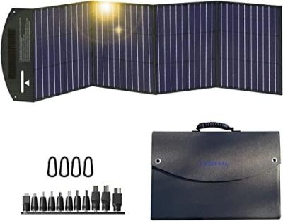 China Remote Control Haosun High Quality 100W 18V Foldable Monocrystalline solar panels set  Portable Solar Power Backup for sale