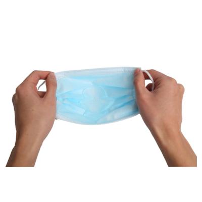 China Wholesale High Quality Custom Medical Face Mask Disposable Face Mask Adult Strap 3 Layers for sale