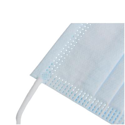 China Disposable Good Quality Adult Direct Mask Factory Supply Blue Surgical 3ply Mask for sale