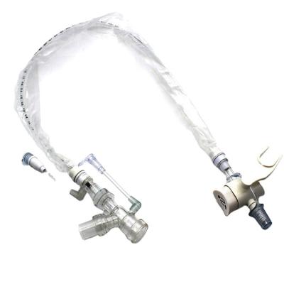 China 2020 Hot Selling Disposable 14Fr PVC 72hours Closed Suction System For Hospital Closed Suction Catheter Factory Price for sale