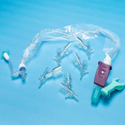 China For Tracheostomy Suctioning Hot Selling ICU 2021 Factory Price Sterilization Medical Closed Airway System PVC Closed Suction Catheter for sale