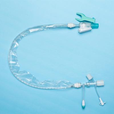 China Best Selling Type Ruide Use PVC Medical Surgical Hospital ICU Closed Suction System Suction Catheter Intubation for sale