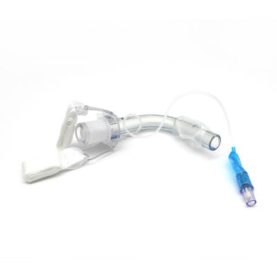 China For tracheostomy stoma 15mm connector double silicone cannula tracheostomy tube for sale