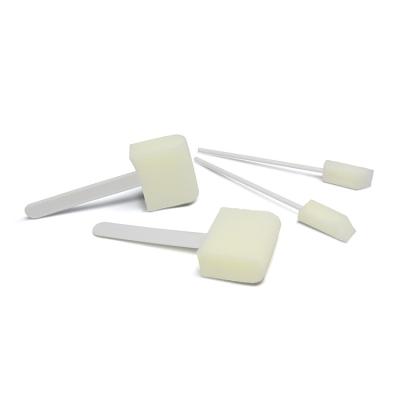 China Sponge Sterilized Swab Dry Mouth Disposable Cleaning Sponge With Stick for sale