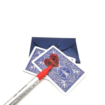 China Classic Magic Loving Heart Card Magic Props Lover Disappearing Magic Tricks For Street Show Close-up Magic Props Romantic Toy for sale