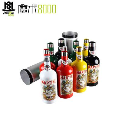 China Classic Magic Variable Bottles, Double Cylinder 10 Colored Bottles, Cylinder Magic Bottle 10 Stage Shock Performance Props Set for sale