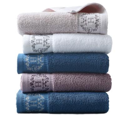 China QUICK DRY purple spa towels banyo havlu set towel set bath cotton luxury hotel set towels bath for girls for sale