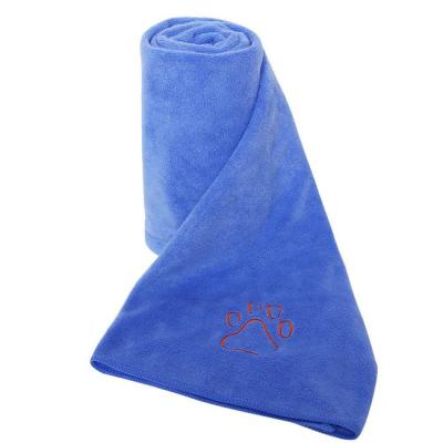 China Cheap factory viable custom to absorb dog face towel perros de para de toalla beach microfiber quick dry dog ​​towel for sale