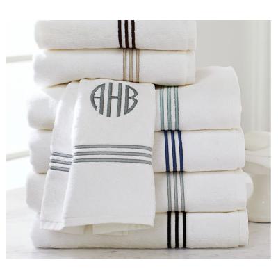 China Compressed White Cotton 100% Terry Towel Luxury 100% Cotton Luxury Hotel Towels With Logo 100% Cotton for sale