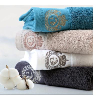 China Wholesale QUICK DRY embroidery cotton bath towel embroidery bordado de toalla cotton hand towel embroidery bath towel set blanks for sale