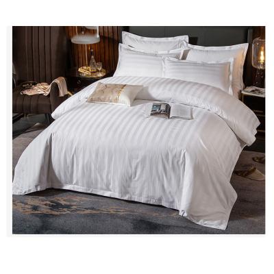 China Nondisposable de sabanas de juego de ropa de cama bedding sets 100% cotton hotel bed sheets luxury hotel large for sale