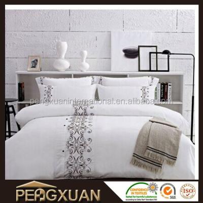 China Newest Design Premium Quality King Size 100% Cotton Hotel Comforter Cover Bedding Sets Disposable for sale