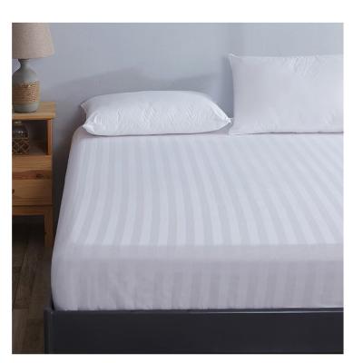 China Anti-Static Bedding Fitted Sheets Bed Double King Hotel Fitted Bed Sheets 100% Cotton Full Fitted Sheets for sale