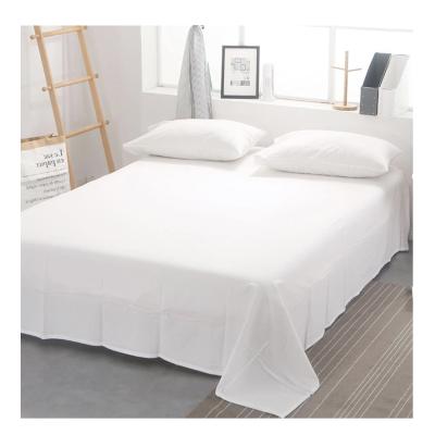 China Anti-Static Satin Bed Sheet Set Queen Size Hotel Sheet Set Cotton Sheet Set Lit Flat Sheet Cotton Branded Logo for sale