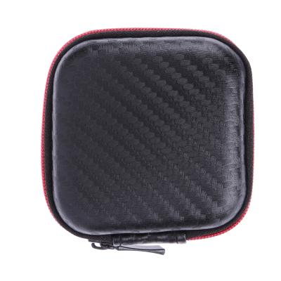 China Fashion Best Selling Small Red EVA Zipper Pattern Hard Earphone Case Boxes for sale