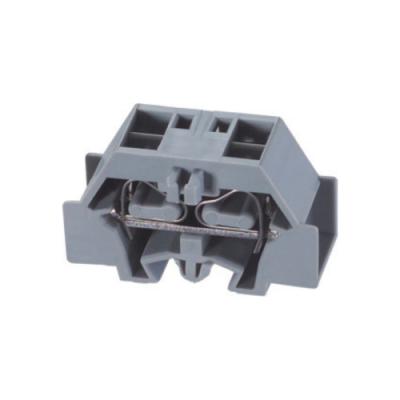 China PA66 PA66 2 Conductor High Quality Wholesale Miniature Terminal Block with Snap-in Mounting Feet for sale