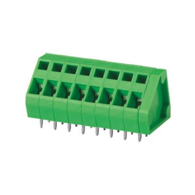 China PA66 Customized Plastic PCB 4 Ways Unpluggable Green 5.08Mm Terminal Block Driver for sale