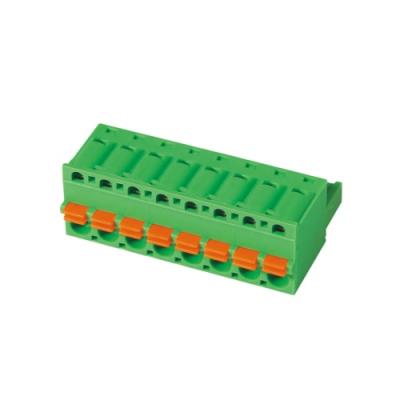 China PA66 Supu Pitch 5.0mm/5.08mm Spring Pitch Panel Terminal Block Connector for sale