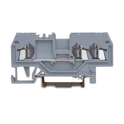 China Wholesale High Quality Low Moq Function By Rail Mounted Terminal Block With Spring Cage Clam 5 - A.W.G. 10 for sale