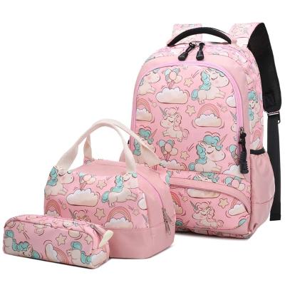 China Meisohua Raincoat Amazon Kids Mini Toddler 3d Animal Toys Rainbow Raincoat School Girls Bag Unicorn Backpack Set For Girls Cute for sale