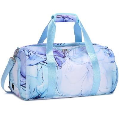 China High Quality Kids Duffel Bag For Boys Girls Water Resistant Travel Bag With Shoe Compartment And Wet Pocket for sale