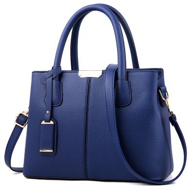 China Waterproof Women's Bag 2021 Fashion Trend Lychee Pattern Ladies Handbag New for sale