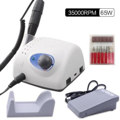 China Domley 65W 35000RPM Electric Nail Drill Machine 110v/220v Strong 210 Model Manicure Pedicure Nail File Bit Nail Art Equi for sale