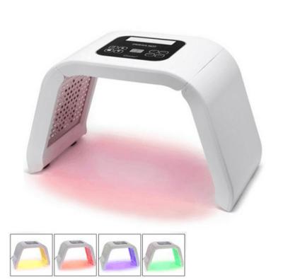 China Portable LED light therapy LED skin rejuvenation device with 4 Color RED Blue Yellow Green LED light for sale