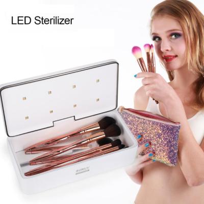 China Herramientas de maquillaje LED esterilizador cepillos cosméticos Herramientas de limpieza maquillaje cepillo conjunto be for sale