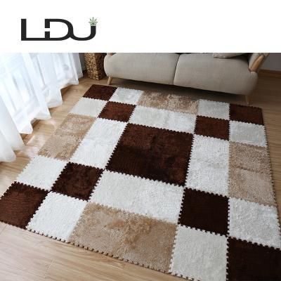 China Corrosion Resistant Baby Mat Playmat Small Plush Carpet Mat For Children Play And Rest In The House for sale