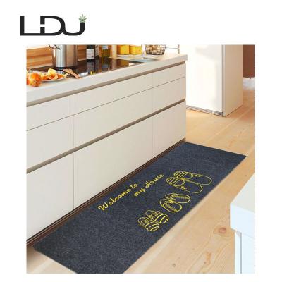 China Good Quality 7mm Thickness Waterproof Non-slip Home Floor Bathroom Kitchen Bedroom Small Mat Rubber Low Door Mat. for sale